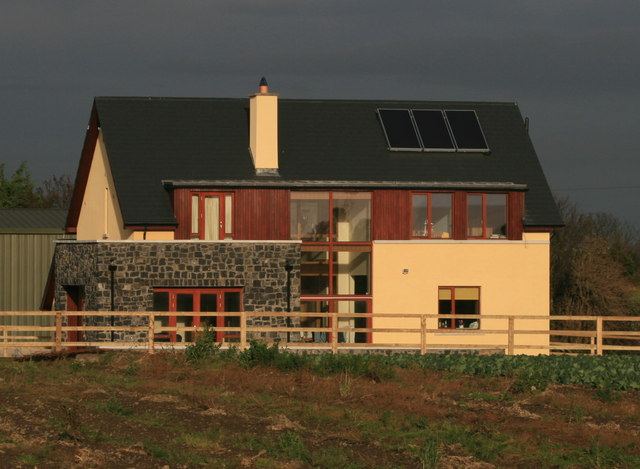 Haus mit Solaranlage
